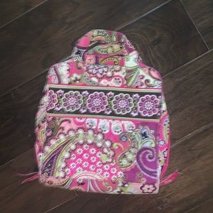 Vera Bradley bag to hold all of your goods.